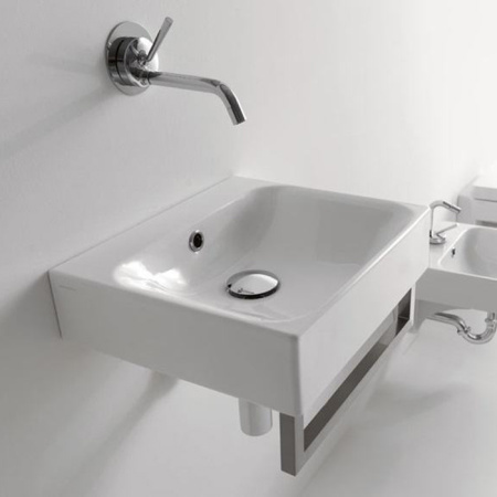 Раковина подвесная (40х35) Kerasan Cento 353901*0 белый