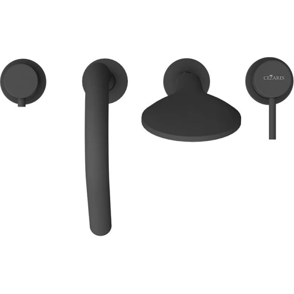 Смеситель на борт ванны Cezares Leaf LEAF-BVDM4-L-NOP