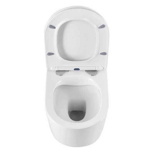 Унитаз подвесной безободковый Art&Max Bolzano AM001CHR/SC микролифт