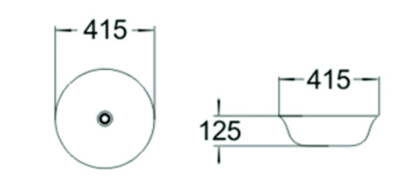 Раковина накладная (38,5х38,5) SantiLine SL-1053