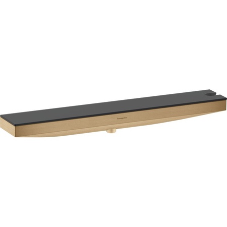 Подключение для душевого шланга с держателем Hansgrohe Rainfinity Porter 500 26858140 шлифованная бронза