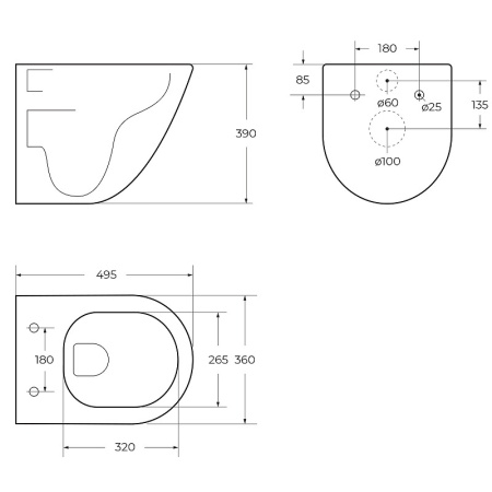 Унитаз подвесной BelBagno Amanda-Tor BB051CH-TOR-FC/SC
