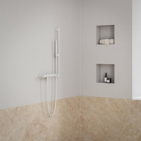 Смеситель для душа Ravak Eleganta EL 032.10WV X070257 белый вельвет