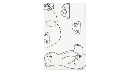 Коврик для ванной Fixsen Teddy Air  белый 50х80см FX-6001T