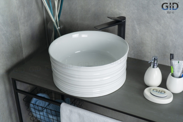 Раковина накладная (41х41) Gid W969