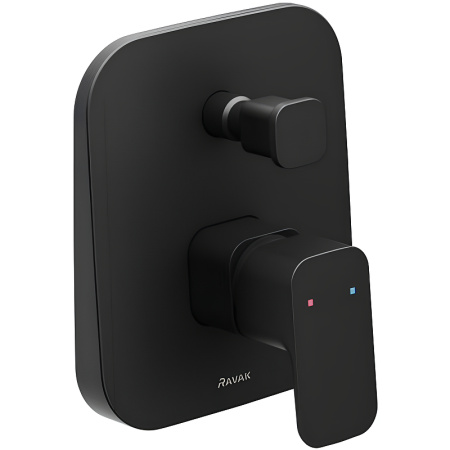 Смеситель для душа Ravak Free black-TD F X070156