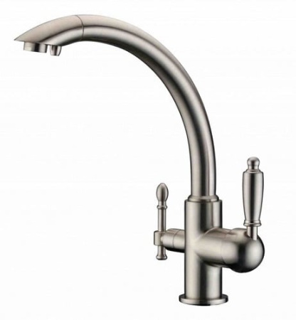 Смеситель для кухни с подключением к фильтру Zorg ZR 314 YF-33 SATIN