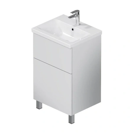 Тумба без раковины 50 см Am.Pm Gem M90FSX0502WG белый глянец