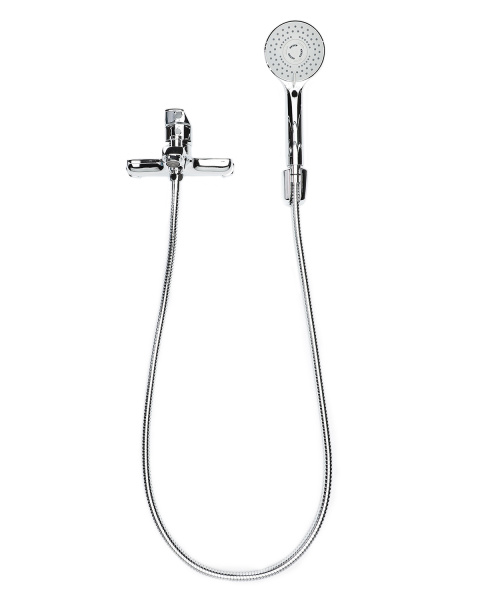 Смеситель для ванны однорычажный с душевым набором Orange Loop M26-100cr хром