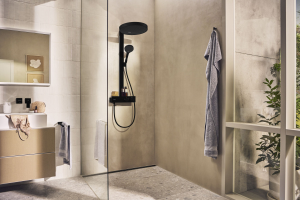 Смеситель для раковины встраиваемый Hansgrohe Metropol 32526670 черный матовый 