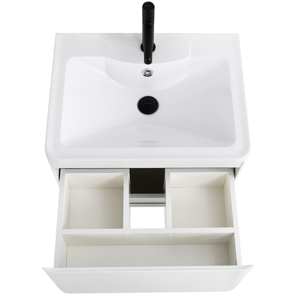 База под раковину BelBagno ALBANO-600-2C-PIA-BL Bianco Lucido