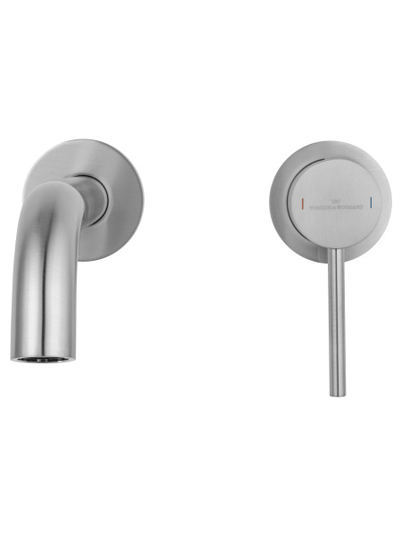 Смеситель для раковины встраиваемый WONZON & WOGHAND STICK, брашированный никель WW-88869017-BN Смеситель для раковины встраиваемый WONZON & WOGHAND STICK, брашированный никель WW-88869017-BN