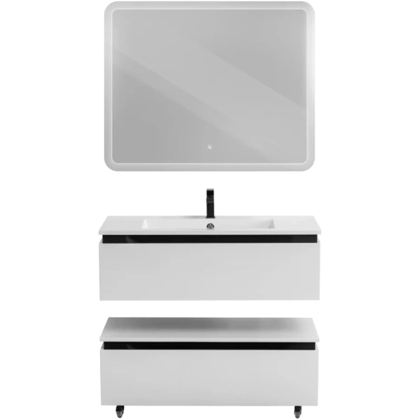 Тумба под раковину Cezares SLIDER-1000-1C-SO-BO Bianco Opaco