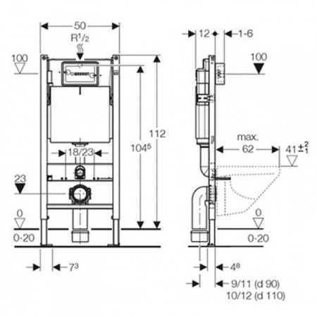 Клавиша смыва Tiffany World TW300.3oro