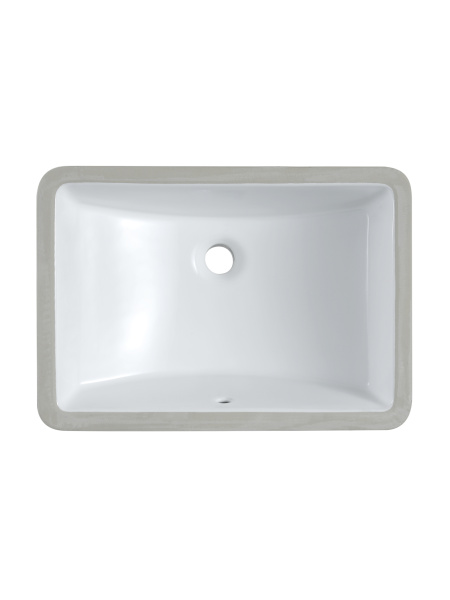 Раковина встраиваемая снизу (52х36,7) Agger ASB01530 белый глянец