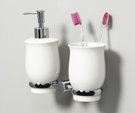 Стакан для зубных щеток и дозатор Wasserkraft K-24289 SET1513