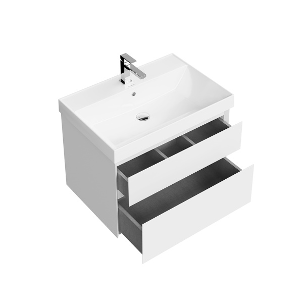 Тумба под раковину Kerama Marazzi Cubo 70 CUB.70.2\WHT.M матовая