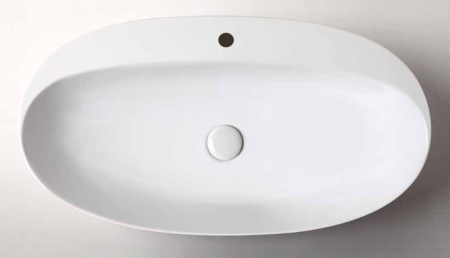 Раковина накладная (70х42) Azzurra Elegance ELLA070420CMBI/(ECI70M bi)*1