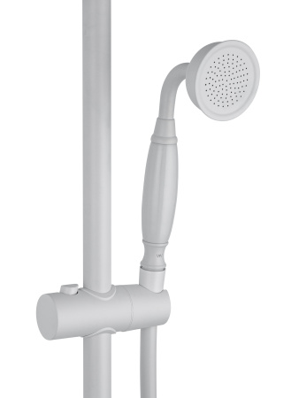 Душевая система с термостатом WONZON & WOGHAND RETRO, белый матовый WW-B3041-MW