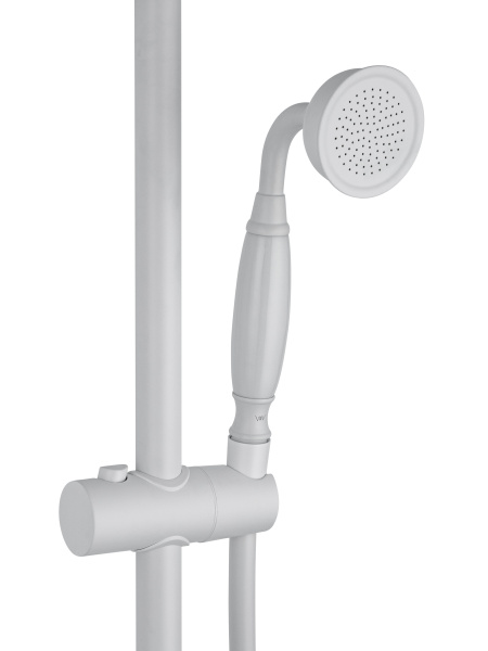 Душевая система с термостатом WONZON & WOGHAND RETRO, белый матовый WW-B3041-MW