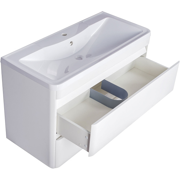 Тумба под раковину подвесная Style Line Атлантика СС-00000693 белый