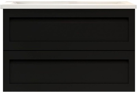 База под раковину напольная Art&max AM-Platino-800-2C-SO-NM-Cer Черный