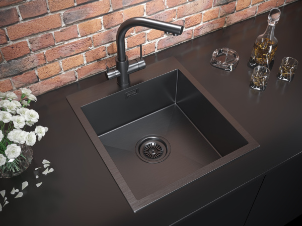 Смеситель для кухни с подключением к фильтру  Paulmark Essen Es213011-GM