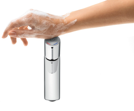 Смеситель для раковины без донного клапана Hansgrohe Talis Select E 71751000 хром