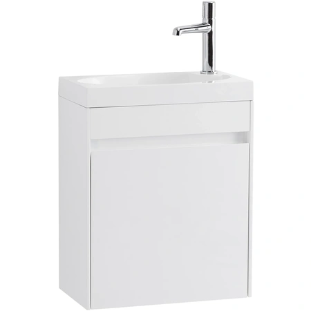 База под раковину подвесная BelBagno PIETRA MINI-460-1A-SO-BL-R Bianco Lucido