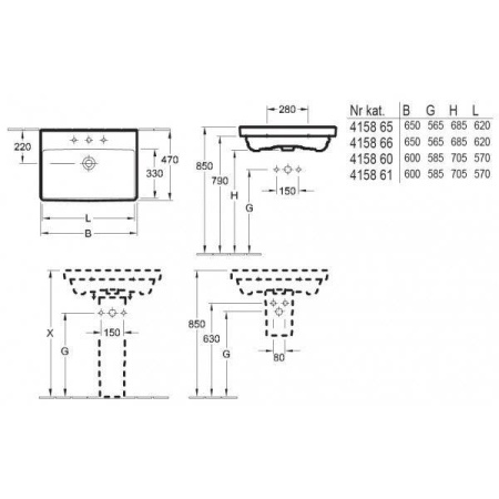 Раковина Villeroy&Boch Avento 415860R1