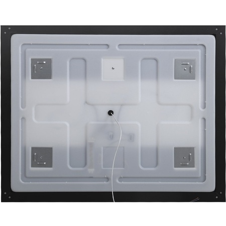 Зеркало (100х80) BelBagno Kraft  SPC-KRAFT-1000-800-SENS-NERO с подсветкой
