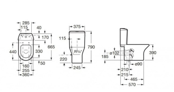Сидение для унитаза Roca Nexo ZRU9000044