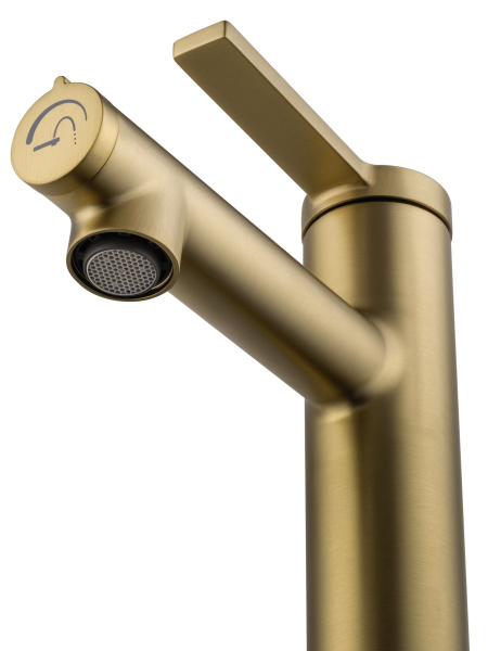 Смеситель для раковины с функцией полоскания WONZON & WOGHAND, брашированное золото WW-H1017-BG Смеситель для раковины с функцией полоскания WONZON & WOGHAND, брашированное золото WW-H1017-BG