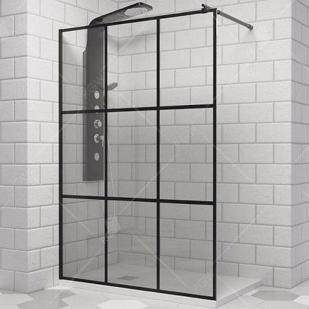 Душевая перегородка 140 см RGW WA-111 B Walk In 411011114-84 прозрачное