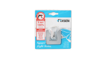 Крючок FIXSEN Square одинарный FX-93105