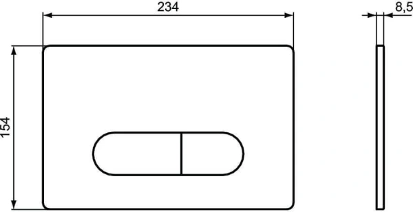 Комплект унитаз + инсталляция Ideal Standard Tesi R030501