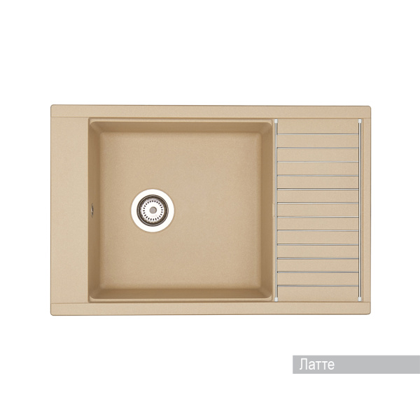 Кухонная мойка Aquaton Делия 78 1A715132DE260 латте