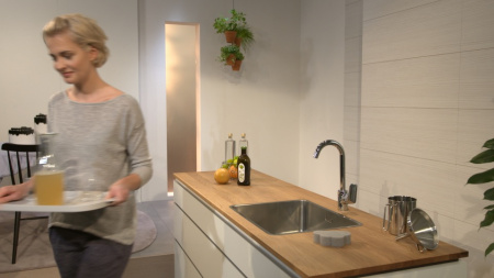 Смеситель для кухни однорычажный Eco Hansgrohe Logis M31 71861000 хром