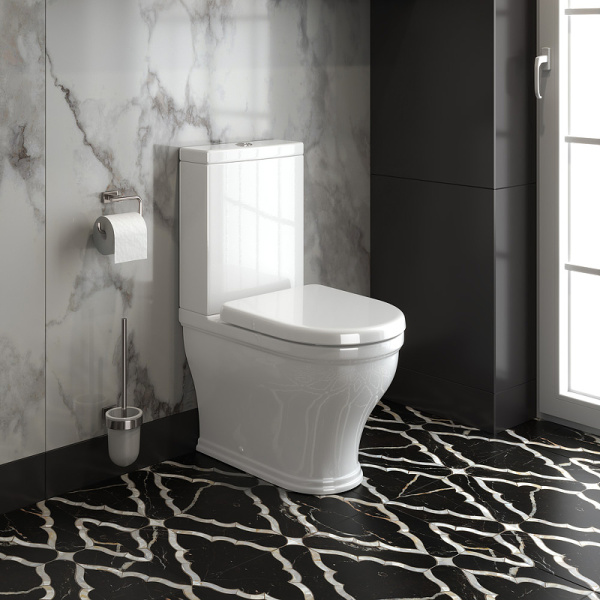 Унитаз компакт напольный Cezares Giubileo CZR-165-CPR/CZR-6045-SC с бачком с сиденьем