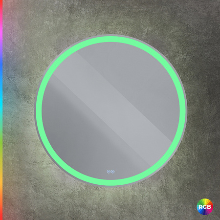 Зеркало c RGB подсветкой (80х80) Cezares CZR-SPC-MC-800-RGB-TCH