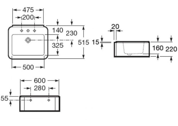 Раковина Roca Element 327571000