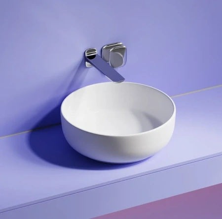 Раковина накладная (37х37) Ceramica Nova Taycan CN12003MW матовый