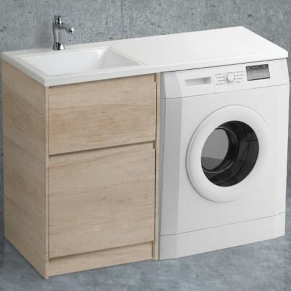 База под раковину напольная BelBagno KRAFT-LVD-580/1200-2C-PIA-RNN Rovere Nebrasca Nature