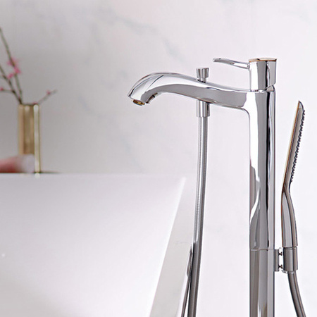 Смеситель для ванны напольный Hansgrohe Metropol 31445090