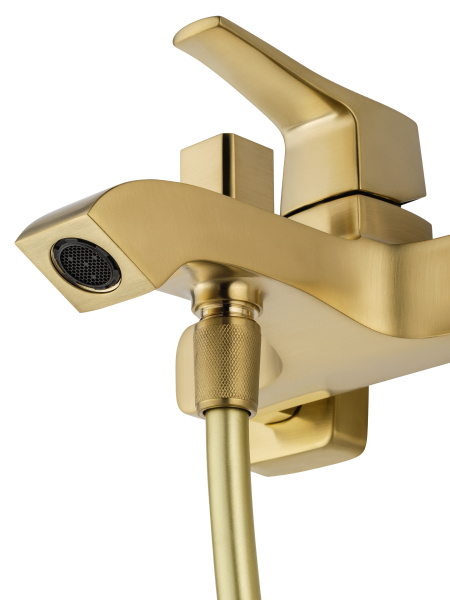 Смеситель для ванны с душем WONZON & WOGHAND FLEX, брашированное золото WW-88037072-BG