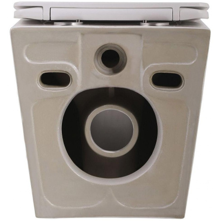 Унитаз подвесной безободковый Art&Max Tito AM2380CHRV/SC с сиденьем Микролифт