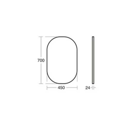 Зеркало Ideal Standard SoftMood T7824BH