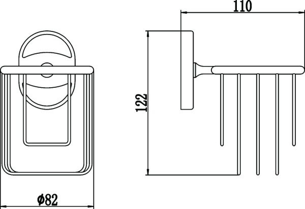 Держатель для освежителя воздуха Savol 70 S-007033-1