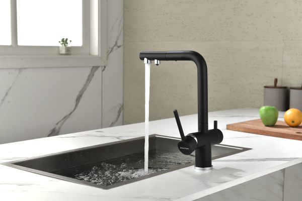 Смеситель для кухни с подключением к фильтру  Paulmark Serpentine Se213222-418