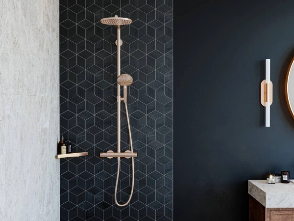 Полка угловая Hansgrohe AddStoris 41741990 полированное золото
